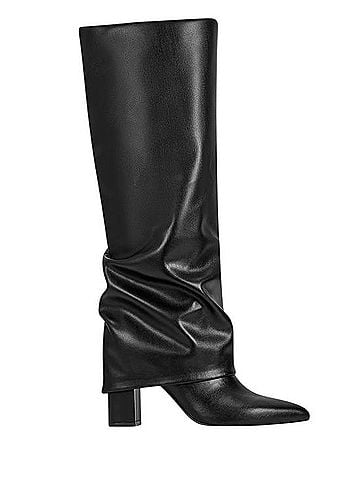 Marc Fisher Slouch Knee-High Block-Heel Boots Heels (view 1)