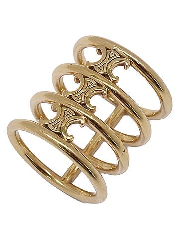 Céline CELINE Triomphe Cage Ring, Gold Color, Women's (view 1)