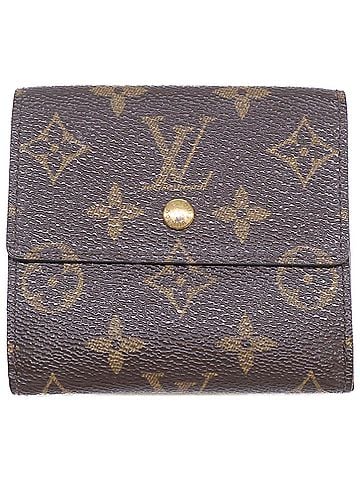 Louis Vuitton LOUIS VUITTON M61654 Portefeuille Elise Monogram Canvas Bi-fold Wallet (with coin purse) Brown Women's (view 1)
