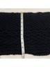 Coach 70% Wool 30% Cashmere 100% Leather Solid Black Scarf One size - photo 6