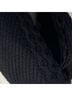 Coach 70% Wool 30% Cashmere 100% Leather Solid Black Scarf One size - photo 10
