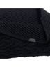 Coach 70% Wool 30% Cashmere 100% Leather Solid Black Scarf One size - photo 2
