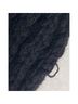 Coach 70% Wool 30% Cashmere 100% Leather Solid Black Scarf One size - photo 8