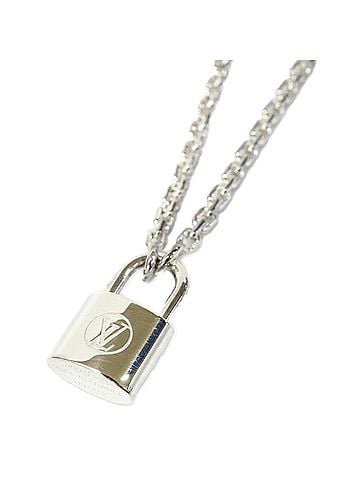 Louis Vuitton LOUIS VUITTON Ag925 Lockit Chain Bracelet, Silver, Women's (view 2)