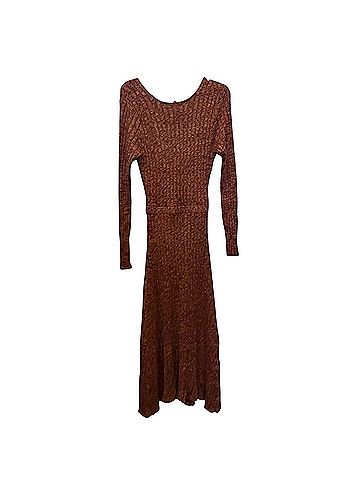 AFRM Cutout Waist Ribbed Sweater Casual Dress (view 2)