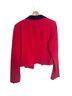 Ralph Lauren 71% Wool 19% Polyamide 9% Polyester 4% Elastic 100% Acetate 100% Cotton Red Black Blazer Size 14 - photo 10