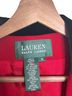 Ralph Lauren 71% Wool 19% Polyamide 9% Polyester 4% Elastic 100% Acetate 100% Cotton Red Black Blazer Size 14 - photo 3
