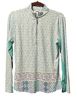 Cabana Life Coastal Cottage 1/4 Zip Sport Top Long Sleeve T-Shirt (view 1)