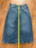 Levi's Blue Denim Skirt Size 28 - photo 5