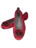 Stuart Weitzman 100% Suede Solid Red Flats Size 8 - photo 7