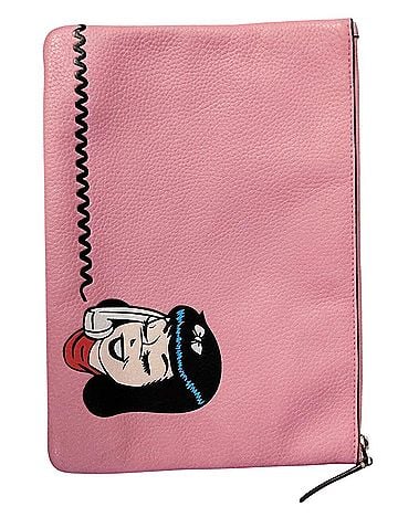 Kate Spade New York Archie Comics Betty &amp; Veronica Leather Clutch (view 2)