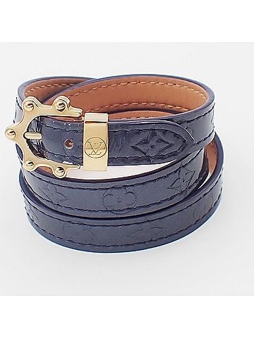 Louis Vuitton Triple Tour Monogram Vernis Purple Patent_Leather Bracelet Jewelry (view 1)