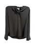 Calvin Klein Solid Black Long Sleeve Blouse Size L - photo 1