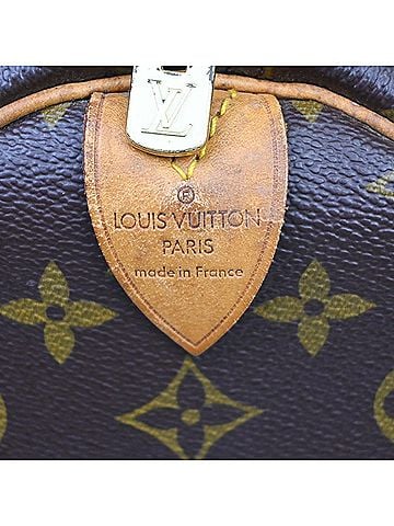 Louis Vuitton Keepall Monogram Canvas Brown Canvas Travel Bag Bag (view 2)