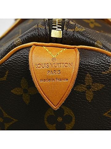 Louis Vuitton Speedy Monogram Canvas Brown Canvas Handbag (view 2)