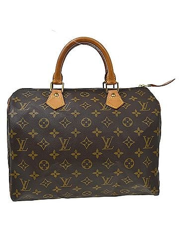 Louis Vuitton Speedy Monogram Canvas Brown Canvas Handbag (view 1)