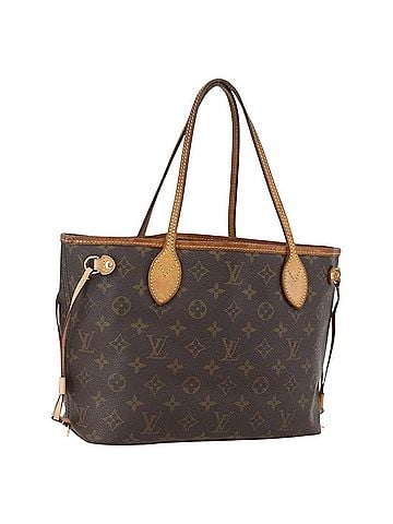 Louis Vuitton Neverfull Monogram Canvas Brown Canvas Tote Bag Bag (view 1)