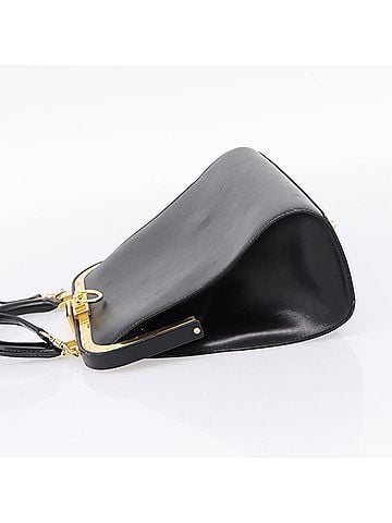 Dior Shoulder Leather Black Leather Shoulder Bag Bag (view 2)