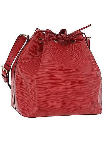 Louis Vuitton Petit Noe Nm Epi Leather Red Leather Handbag (view 1)