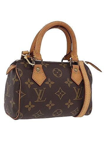 Louis Vuitton Speedy Mini Hl Monogram Canvas Brown Canvas Handbag (view 1)