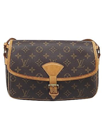 Louis Vuitton Sologne Monogram Canvas Brown Canvas Handbag (view 1)