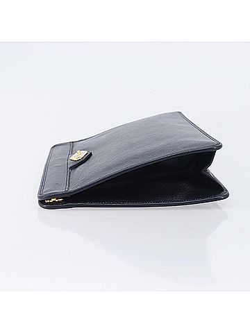 Dior Homme Logo Clutch Leather Navy Leather Clutche &amp; Pouche Bag (view 2)