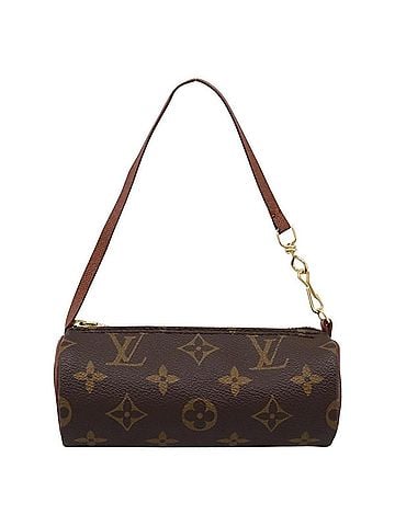 Louis Vuitton Papillon Pochette Monogram Canvas Brown Canvas Clutche &amp; Pouche Bag (view 1)