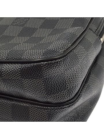 Louis Vuitton Rem Damier Graphite Black Canvas Handbag (view 2)