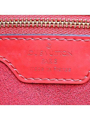 Louis Vuitton Lussac Epi Leather Red Leather Handbag (view 2)