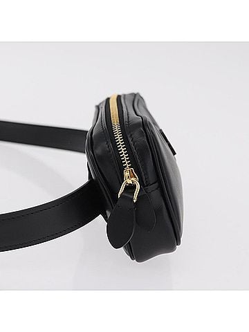 Miu Miu Arcadie Camera Leather Black Leather Handbag (view 2)