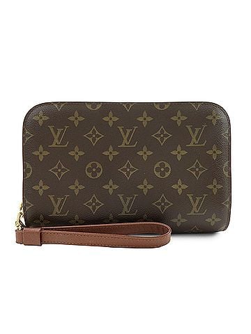 Louis Vuitton Pochette Orsay Monogram Canvas Brown Canvas Clutche &amp; Pouche Bag (view 1)