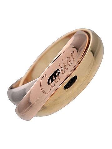 Cartier Trinity 18K Tricolor Gold Multicolour Gold Ring Jewelry (view 1)