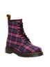 Dr. Martens 100% Fabric Plaid Multi Color Boots Size 8 - photo 1