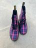 Dr. Martens 100% Fabric Plaid Multi Color Boots Size 8 - photo 4