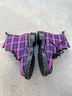 Dr. Martens 100% Fabric Plaid Multi Color Boots Size 8 - photo 3