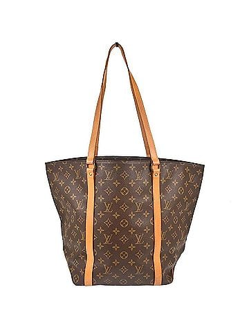 Louis Vuitton Shopping Sac Monogram Canvas Brown Canvas Handbag (view 1)