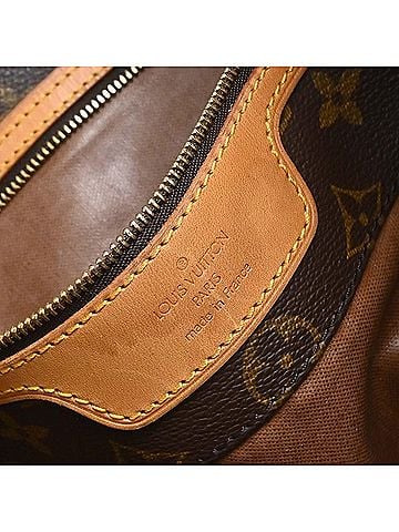 Louis Vuitton Shopping Sac Monogram Canvas Brown Canvas Handbag (view 2)