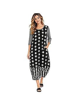 Alembika Duet Crinkle Cocoon Dress Casual Dress (view 1)