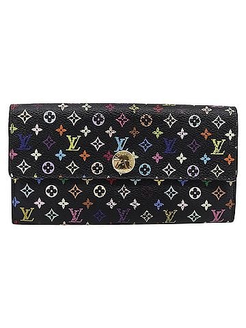 Louis Vuitton Sarah Monogram Multicolor Black Canvas Wallets Accessory (view 1)