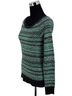 American Eagle Outfitters 2012 NWT AE Fair Isle Knit Crew Neck Mint Green &amp; Gray Sweater Cozy Retro Cottagecore Y2K Indie Pullover Sweater - photo 13