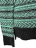 American Eagle Outfitters 2012 NWT AE Fair Isle Knit Crew Neck Mint Green &amp; Gray Sweater Cozy Retro Cottagecore Y2K Indie Pullover Sweater - photo 4