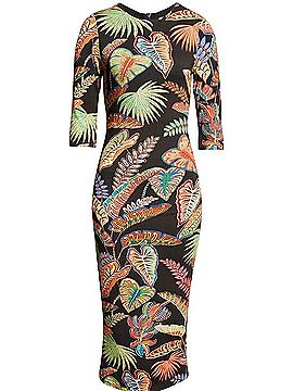 FARM Rio Cool Foliage Cocktail Dress (view 1)