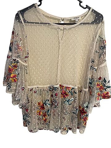 Umgee Short Sleeve Blouse (view 1)