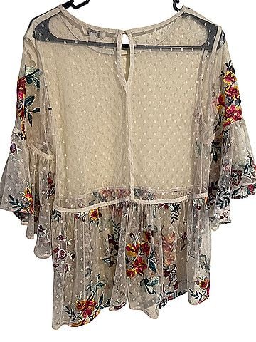 Umgee Short Sleeve Blouse (view 2)