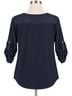 Calvin Klein Black Blue Blouse Size XL - photo 2