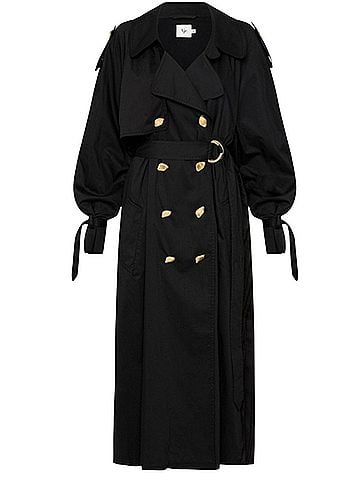 Aje. Prima Pleat Trenchcoat (view 1)