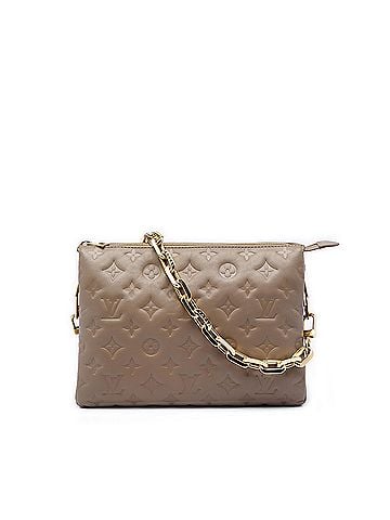 Louis Vuitton Monogram Embossed Puffy Lambskin Coussin PM (view 1)