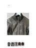 Mackage Exclusively for Aritzia 100% Leather Gray Brown Leather Jacket Size S - photo 5