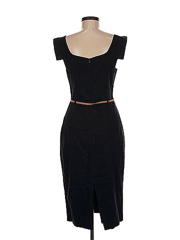 Black Halo Offshoulder Black Sheath Dress Cocktail Dress (view 2)