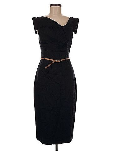 Black Halo Offshoulder Black Sheath Dress Cocktail Dress (view 1)